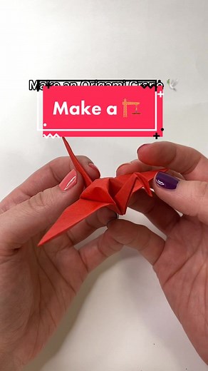 How to Make a Simple Origami Crane