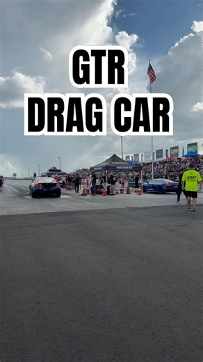 GTR drag car vs R8💨