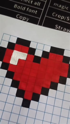 Creating something from tiny squares. Pixel art is so fun! ✨#pixilart #art #justforfun #walldecor