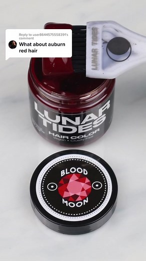 Auburn Red Hair Transformation with Lunar Tides Blood Moon Dye