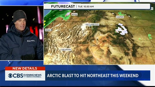 24K views · 137 reactions | Winter storms may disrupt holiday travel for millions in the Northeast. Meteorologist Rob Marciano is tracking an arctic blast expected to bring rain, snow and frigid temperatures. | CBS Evening News | Facebook