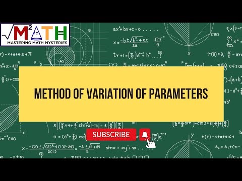 Method of Variation of Parameters