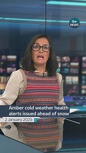 Five days of snow warnings issued for most of UK as nation braces for cold spell #itvn#itvnews #weather #metoffice | ITV News