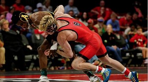 Penn State's Aaron Brooks vs NC State's Trent Hidlay (184 pounds)