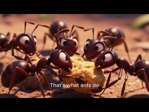 Why Ants Carry Food but Grasshoppers Run Away| Fascinating Science Story