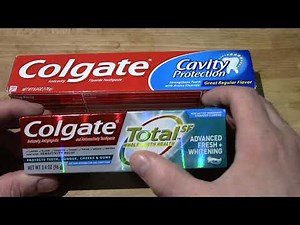Colgate Toothpaste Ingredients