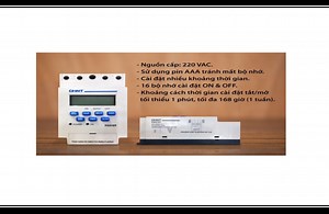 Hướng dẫn cài đặt bộ hẹn giờ CHINT KG316T.