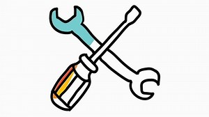 Tools Screwdriver Spanner Cartoon Hand Drawn Stock Footage Video (100% Royalty-free) 1038300140 | Shutterstock