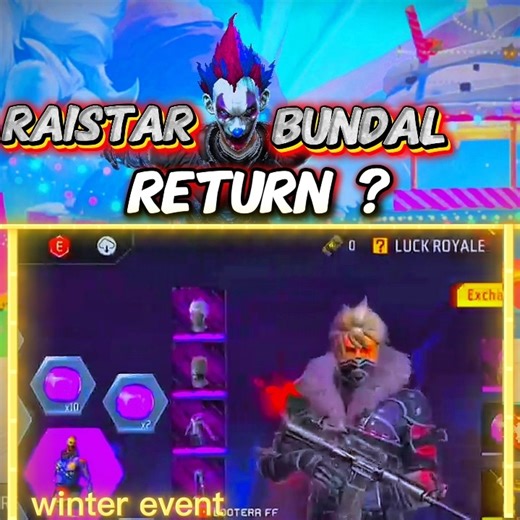 Raistar Bundle RETURN! 😱 #Raistar #freefire #garenafreefire #freefiremax