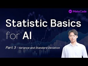 Statistics for Data Science CourseㅣPart 3: Variance and Standard Deviation