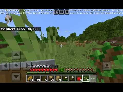 Destroying trees in Minecraft! | Minecraft 1.21.0.21 Beta Bedrock Edition Survival World.