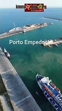 volo drone su Porto Empedocle