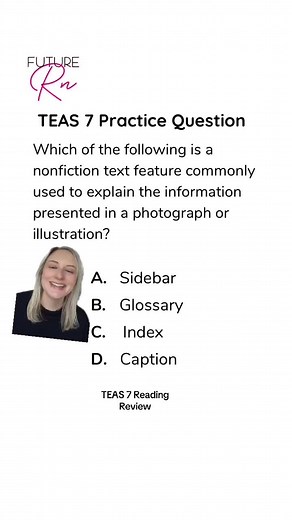 TEAS 7 review: what’s your answer? #teastest #atiteas #teas7 #prenursing #prenursingstudent #futurenurse #futurenursesoftiktok #atiteas7 #teasexam TEAS 7 reading study guide