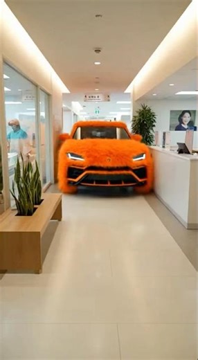 #モフモフ加工 #モフモフ #ランボルギーニ #ウルス #lamborghiniurus #lamborghini #urus #sora2 #aifunnyshorts #ai動画 #mobil