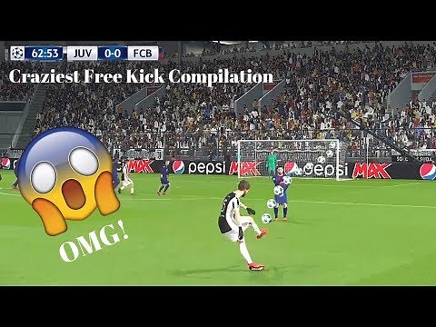 PES 2018 Craziest Free Kick Compilation You Will Ever Watch
