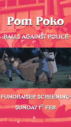 Wet Puppet Cinema on Instagram: "TODAY 1:30pm!!! Pom Poko is a 1994 Studio Ghibli film about a community of shapeshifting tanuki and their struggle to defend their home from deforestation and urban expansion. Come see the best insurrectionist raccoon film ever made. Money will go towards Food Not Bombs O'ahu in Hawaii, an anti-colonial, anti-capitalist collective who share food, music, and necessities to anyone who needs it. COLLAB with KvLL COLONISERS! Their next music show will be in tribute t