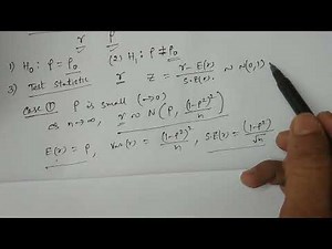 Test for Single Correlation Coefficient (Large Sample tests) - BSc Statistics