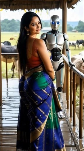 🌧 ASMR Rain Human & Robot Romance #asmrrain #short #love #asmrrain