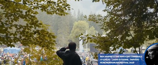 240K views · 1.6K reactions | Biglietti disponibili online su https://bit.ly/BenHarperNoBorders BEN HARPER & THE INNOCENT CRIMINALS Sabato 19 luglio ai Laghi di Fusine alle ore 14:00 | No Borders Music Festival | Facebook