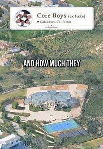 Six of the biggest streamers on the internet just moved into a mansion and how much they are paying for it will shock you. 👀 #faze #coreboys #luxuryrealestate #celebrityhomes #fazeclan