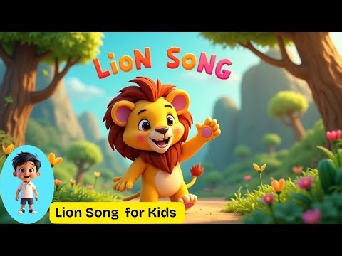 Lion Song for Kids | Fun Jungle Learning Song for Toddlers & Preschoolers