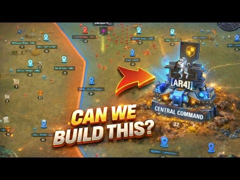 Enemies Attacked HARD… Can We Finish the Central Command? ⚔️ | WARPATH