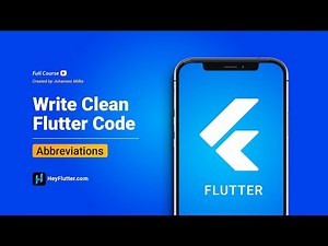 Write Clean Flutter Code - Abbreviations