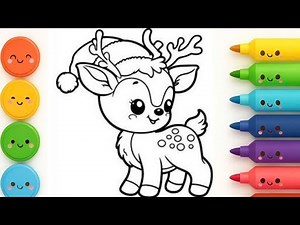 How to Draw a Cute Deer – Easy & Fun Tutorial 🦌✨