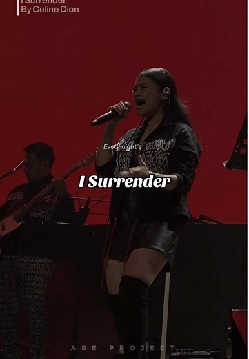 I Surrender Cover by Female Vocalist Dara Lahinta