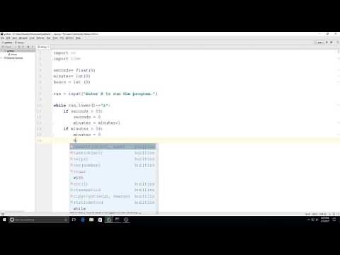 Python Practice: Timer Program