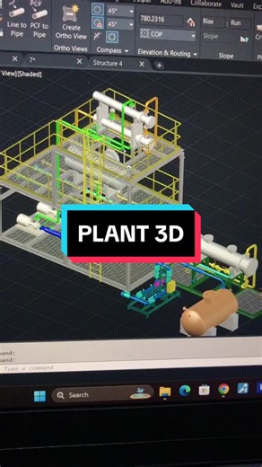 Mechanical Engineer Job and Piping Engineering with AutoCAD Plant 3D