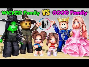 WICKED FAMILY vs PRINCESS FAMILY..(Brookhaven)