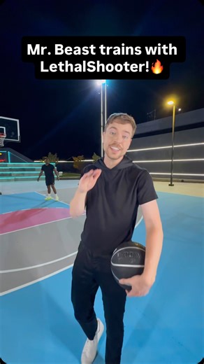 NBA Shooting Coach ( Chris Matthews ) on Instagram: "Mr. Beast understands it now.. two changes and his shot was LETHAL!🎯 @mrbeast #MrBeast #LethalShooter - Trainer: ( @lethalshooter )"