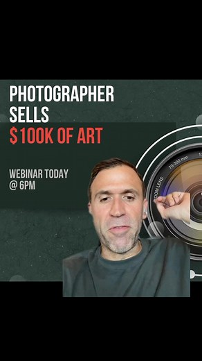 Can’t miss this one - webinar starts @ 6pm central. Type “zoom” below to get the link to register the webinar. It is FREE to attend and you’ll learn a lot. Regardless of whether you’re a painter, photographer, or crafter. | Art Storefronts