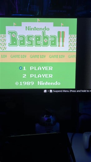 Here’s #NintendoBaseball for the #GameBoy played on the @Nintendo of America #Switch2 from the #Nintendo Service Online! #retrogames