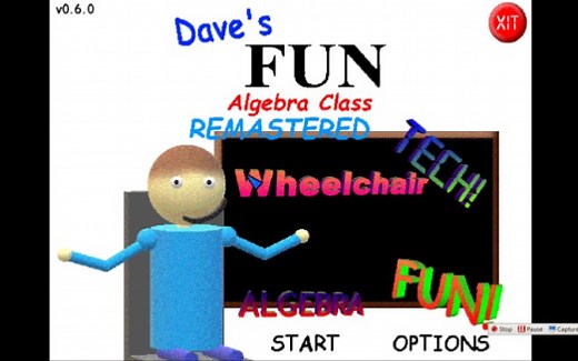 Dave's Fun Algebra Class Remastered Cheater Mode Complete(No Death)