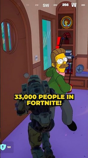 Ned Flanders is unhinged in Fortnite #fortnite #gaming