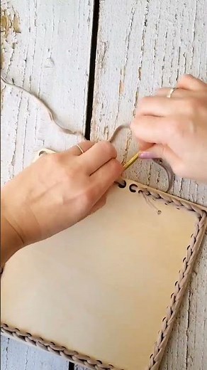 Crochet square basket