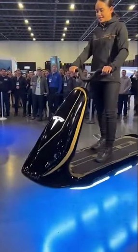 Tesla's Hoverboard: The Future of Personal Travel? #Tesla #Hoverboard #Innovation