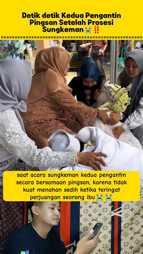 pengantin pingsan😭‼️ #reels #trending #viral #fyp