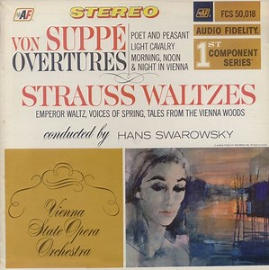 Suppé, Strauss, Hans Swarowsky, Vienna State Opera Orchestra - Von Suppé Overtures /  Strauss Waltzes