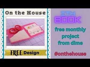 In the hoop needle book #dime #onthehouse free project!