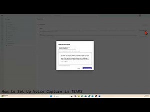 Voice Recognition in Teams