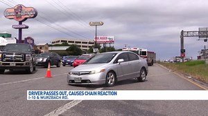 Driver passes out on I-10, causes multi-car accident