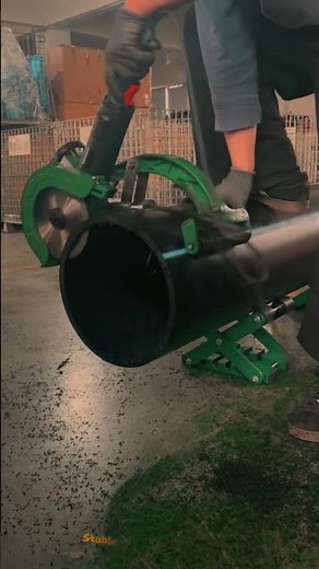 Plastic Pipe Cutter Machine Delivers Clean Cuts on Large Diameter Pipes #machine