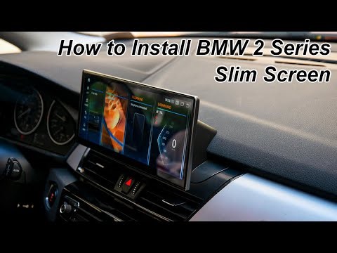 BMW 2 Series F45 Installing a 12.3" Android (Linux) CarPlay Android auto display