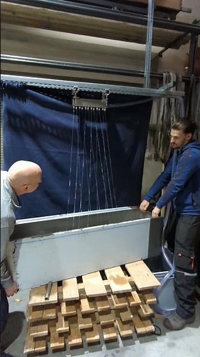 Rotating Experiment With A Thread Fountain