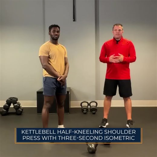 12 reactions | #TechniqueTuesday- The kettlebell half-kneeling...
