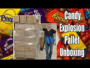 Candy Explosion Pallet Unboxing 🍫🍭 Cadbury, Reese’s, Hershey’s & More!