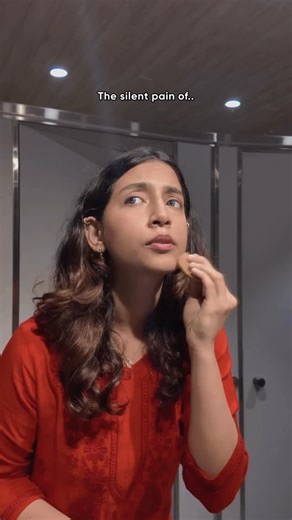 Nisman Parpia on Instagram: "The kind of exhaustion that comes from fighting your own reflection:) Ib: Kdrama, my fav one: True Beauty💄 #relatable #emotional #sad #reality #beauty #emotional #life #skin #face #insecurity #nomakeup"